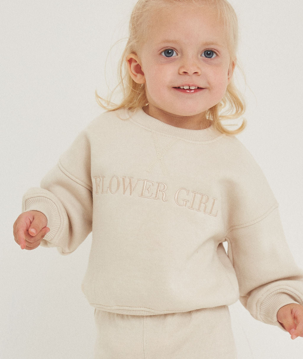 Flower 2024 girl sweater