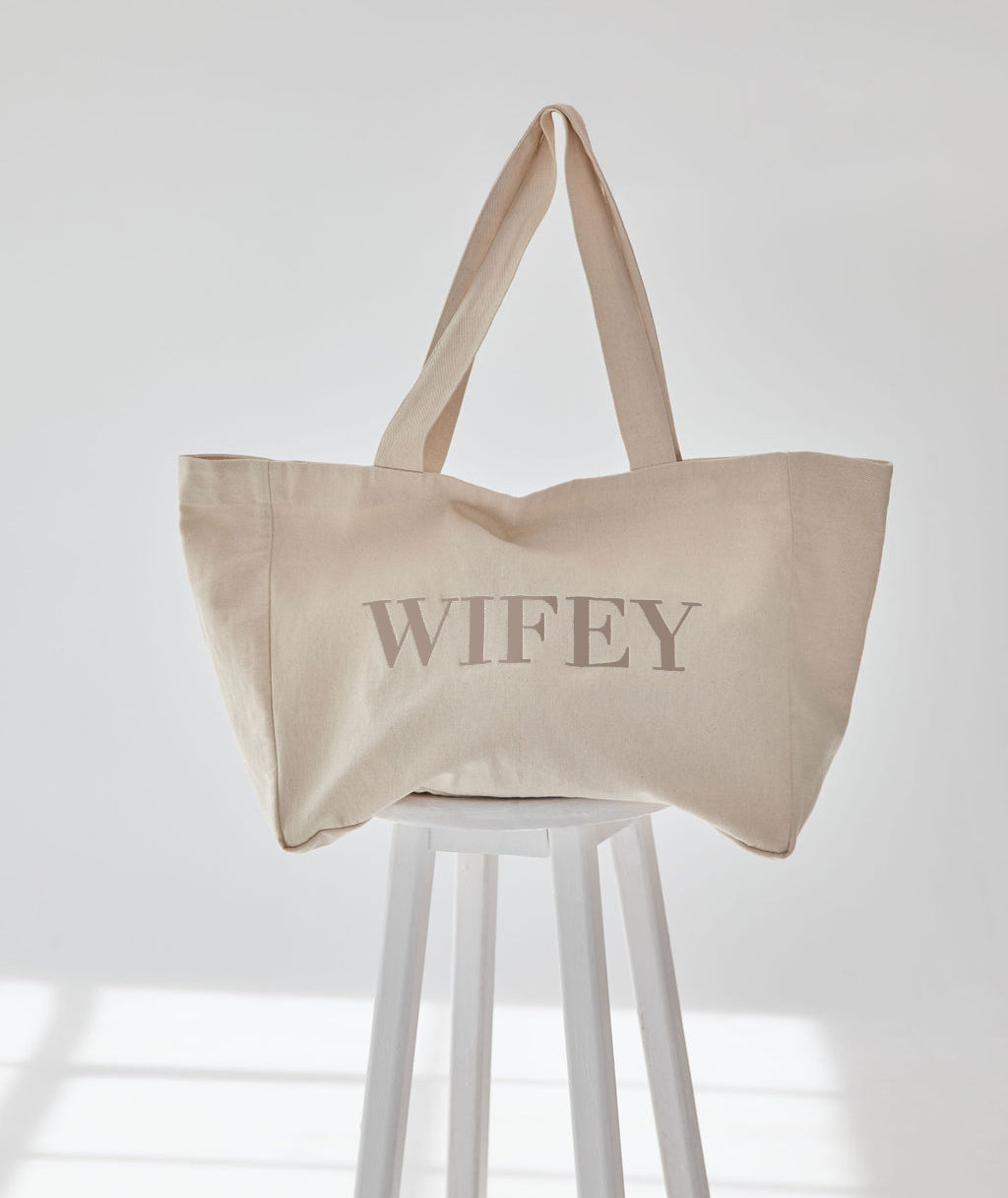 Wifey Nike Tote Bag Wifey Just Love Her Bag Married Tote -  Finland