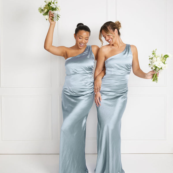 Maxi Cheap Chiffon Turquoise Long Bridesmaid Dresses Blue Wedding Gues –  SheerGirl