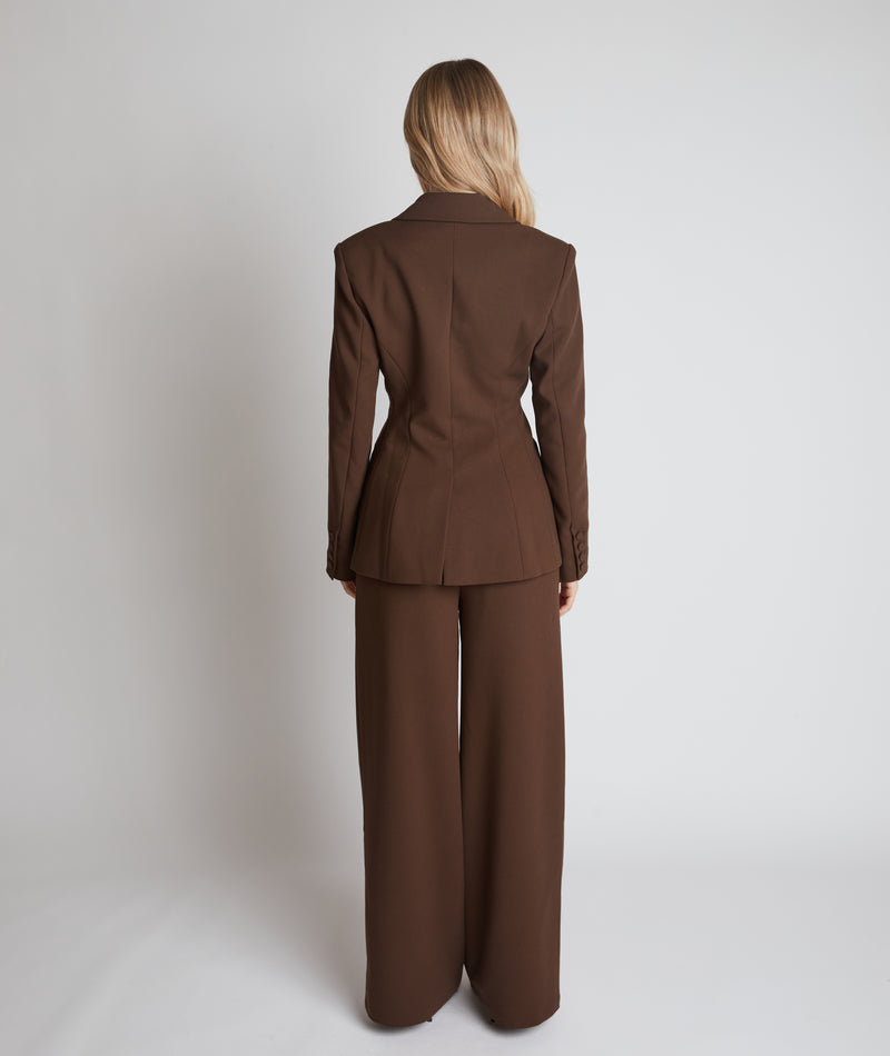 Tailored Trousers - Chocolate Brown