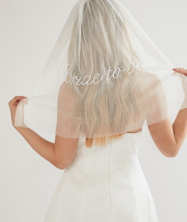 Bride To Be Tulle Veil