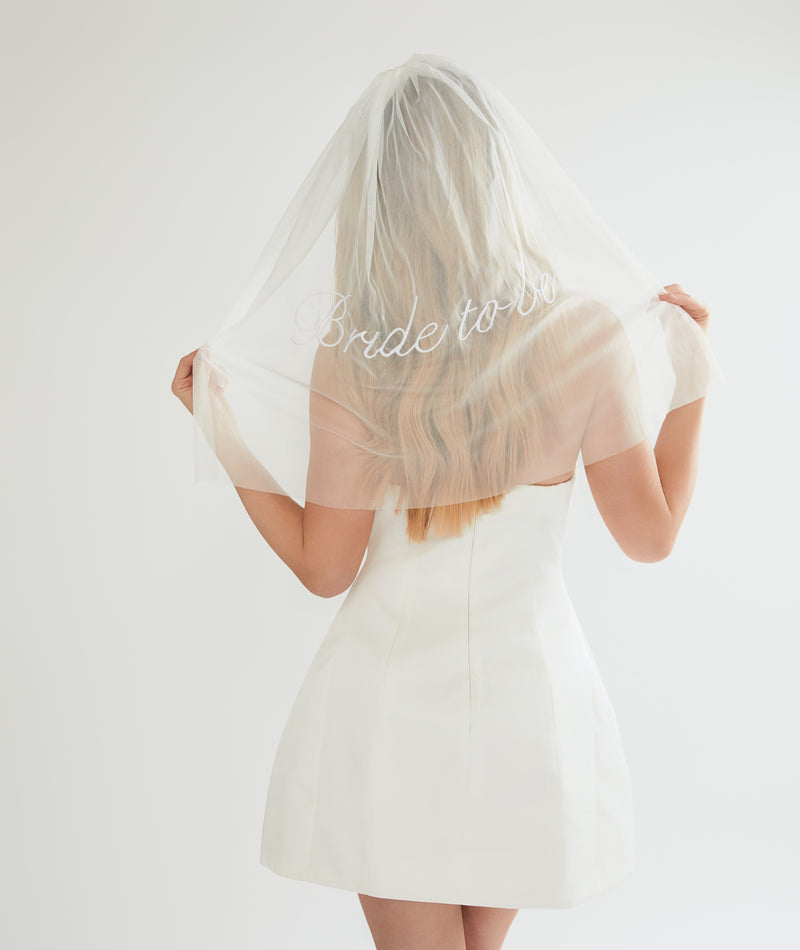 Bride To Be Tulle Veil