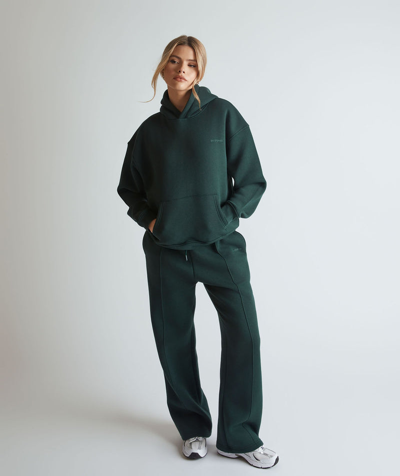 Relaxed Sweatpants - Forest Green