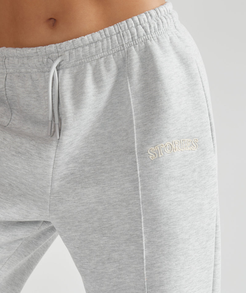 Relaxed Sweatpants - Grey Marl