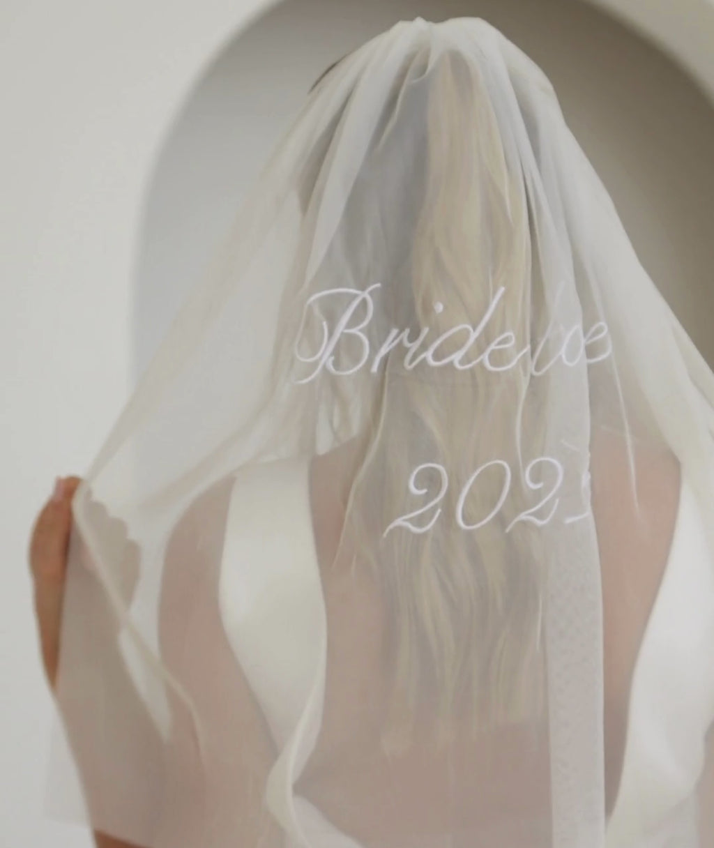 Bride To Be 2025 Tulle Veil